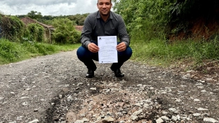 Dylan Dantas protocola projeto que prevê isenção de IPTU para moradores de vias esburacadas, sem asfalto adequado ou iluminação pública