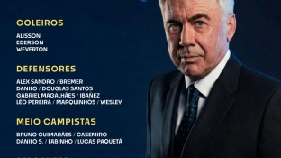 Com a presença de Neymar, Ancelotti convoca seleção para a Copa
