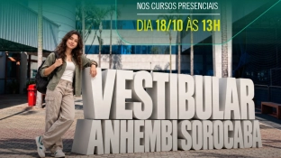 Anhembi Morumbi Sorocaba realiza vestibular com bolsas de estudo de até 100% neste domingo (18)
