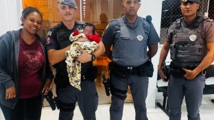 PM salva recém-nascida após engasgamento no Quintais do Imperador