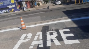 Semob implanta mão única de trânsito em rua do bairro Júlio de Mesquita Filho