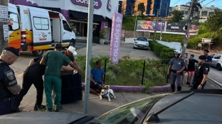 GCM detém homem por maus-tratos e usar cão para atacar pessoas no Centro de Sorocaba