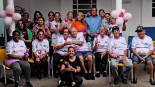 Equipe de ginástica da UBS Barcelona participa de atividade especial alusiva ao Dia Internacional das Mulheres
