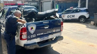 GCM recolhe motocicletas irregulares durante operação no Parque São Bento