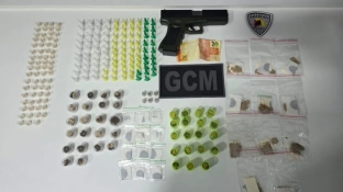 GCM detém homem com 236 porções de drogas no Parque São Bento