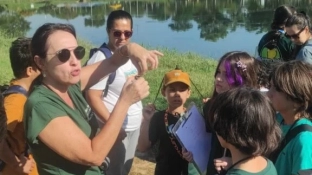 Coaves Kids registra 28 espécies de aves em passarinhada no Parque das Águas