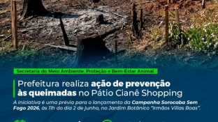 Prefeitura realiza ação de prevenção às queimadas no Pátio Cianê Shopping