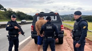 GCM prende homem por ameaçar prima com facão em Brigadeiro Tobias