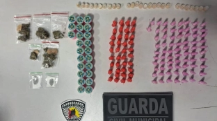 GCM apreende 181 poções de drogas perto de escola no Parque São Bento