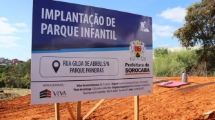 Prefeitura de Sorocaba anuncia implantação de playground no Parque das Paineiras