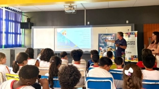 “Turismo Vai à Escola” leva conhecimento e integração à E.M. “Jaci Dourado Matielli”
