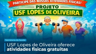 USF Lopes de Oliveira oferece atividade física à comunidade; saiba como participar
