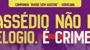 Prefeitura de Sorocaba lança campanha de combate ao assédio sexual em ônibus