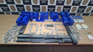 Traficante é preso com mais de 80 kg de maconha em ‘casa bomba’