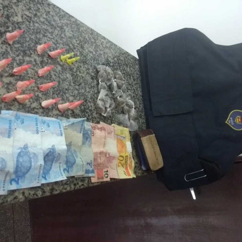 Traficante é preso pela GCM em George Oetterer