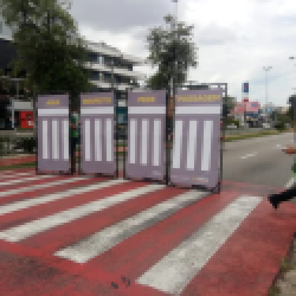 Travessia segura é foco de mais uma ação da Educação para o Trânsito