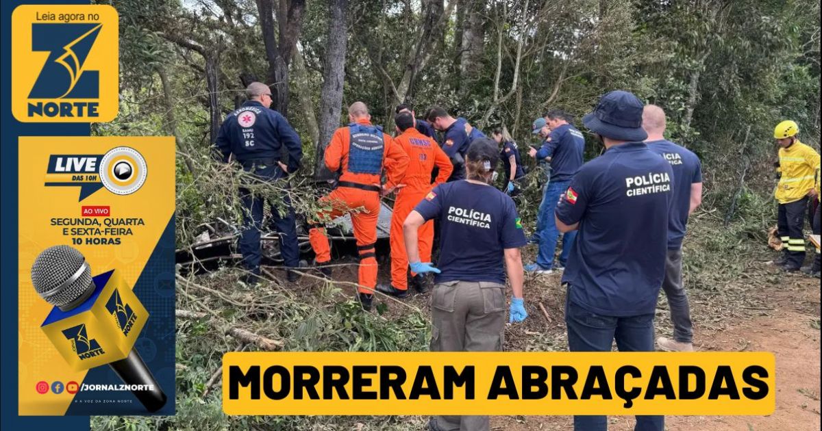 Três pessoas que ficaram em balão morreram abraçadas, diz delegado - Jornal Z Norte