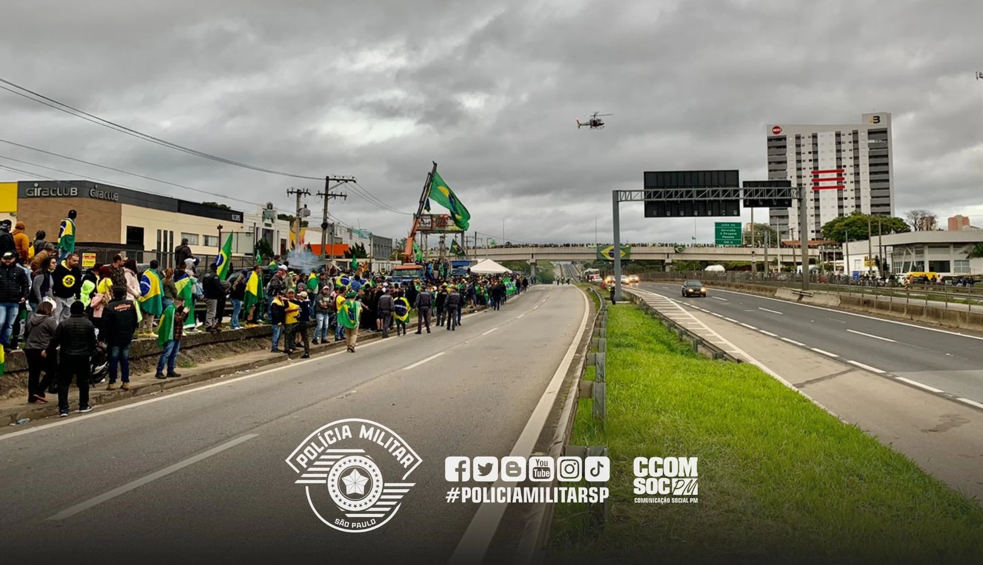 Com monitoramento da PM, Rodovia Raposo Tavares tem pistas liberadas