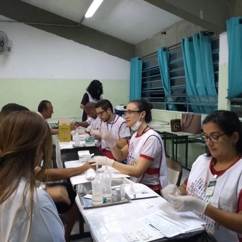 UBS Ulisses Guimarães e CTA, realizam palestras sobre ISTs e testes rápidos de HIV e sífilis para 550 alunos